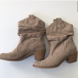 🃏🃏 Girls GS Ankle High Cowgirl Boots sz 4